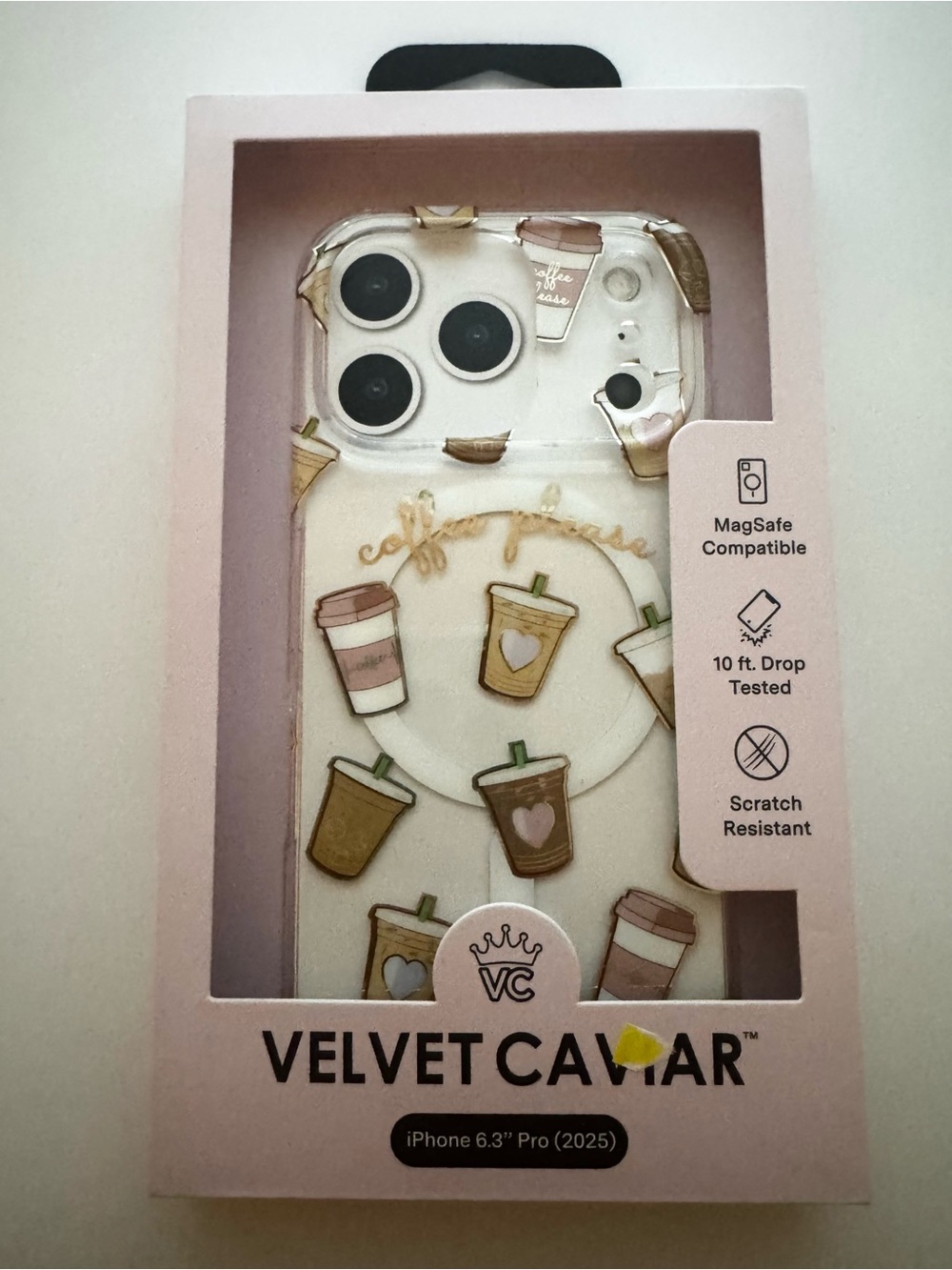 Velvet Caviar Coffee Cups MagSafe iPhone Case